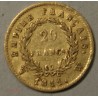 Napoléon Ier laurée, 20 Francs 1811 W Lille, lartdesgents.fr