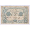 BILLET FRANCE 5 FRANCS BLEU 15-04-1914 TB Cote 40 Euros L'ART DES GENTS