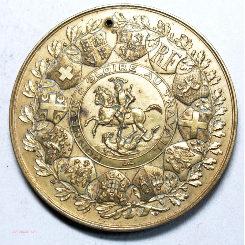 Médaille Exposition International de Londres 1893, lartdesgents