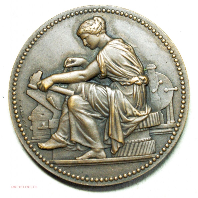 Médaille  CHAMBRE DE MACONNERIE décernée en 1911 par H.DUBOIS