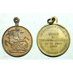 Médaillettes EDOUARD VII et Famille Napoléon III