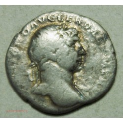 Romaine,  denier Trajan 97-117 après JC. lartdesgents.fr