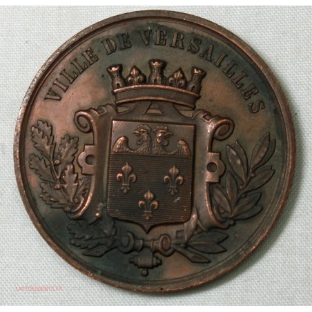 Médaille VILLE DE VERSAILLES conservatoire de musique, lartdesgents
