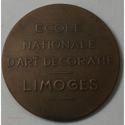 Médaille école nationale Art décoratif LIMOGES signée Alphée DUBOIS