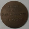 Médaille école nationale Art décoratif LIMOGES signée Alphée DUBOIS