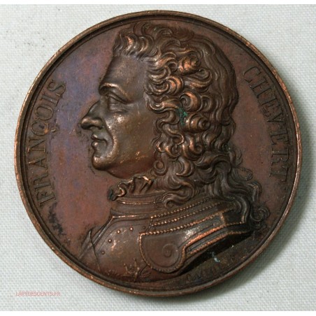 Médaille FRANCOIS CHEVRET 1821 signée CAQUE.F lartdesgents
