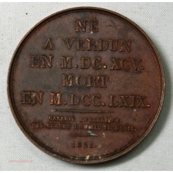 Médaille FRANCOIS CHEVRET 1821 signée CAQUE.F lartdesgents