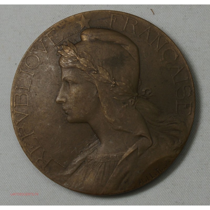 Médaille bronze , Agriculture par Abel La Fleur 46mm