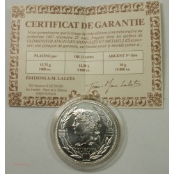 ECU CERES Europa, Argent 925/00 40grs 1987 + certificat, lartdesgents.fr