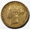 Souverain, Souvereign Victoria 1874 coin bouché M Melbourne, lartdesgents.fr