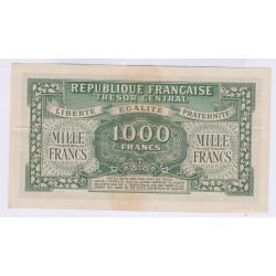 BILLET FRANCE 1000 FRANCS MARIANNE 1945 TTB+ L'ART DES GENTS