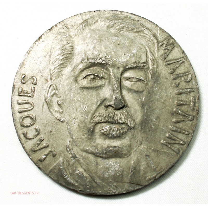 Médaille Jacques MARITAIN (thomisme) par M. CHAUVENET, lartdesgents