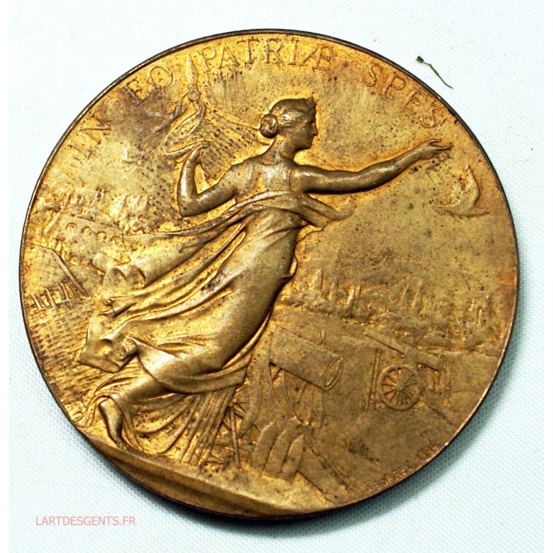 Médaille IN EO PATRIA SPES 1894 par A. BORREL, lartdesgents
