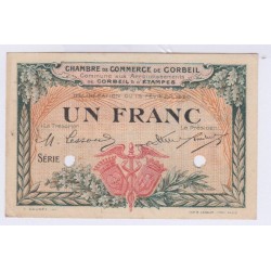 SPECIMEN 1 FRANC 16-02-1920 CHAMBRE DE COMMERCE DE  CORBEIL, PIROT 4
