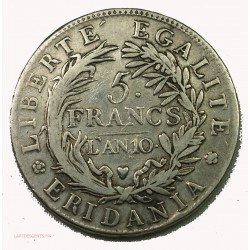 ITALIE SUBALPINE - 5 Francs l'An 10 Turin, lartdesgents.fr
