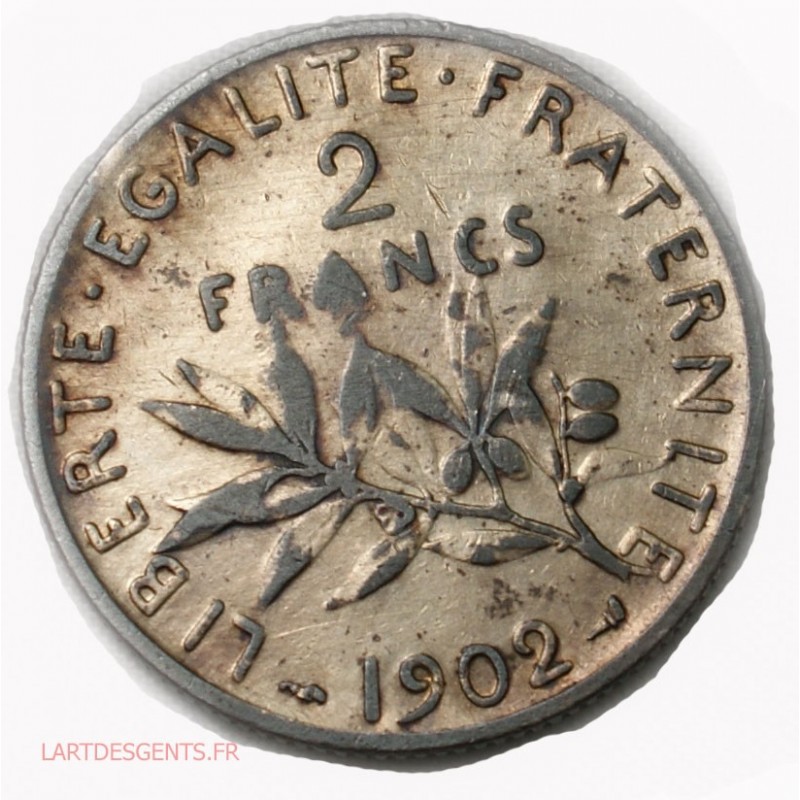France moderne, 2 Francs semeuse 1902