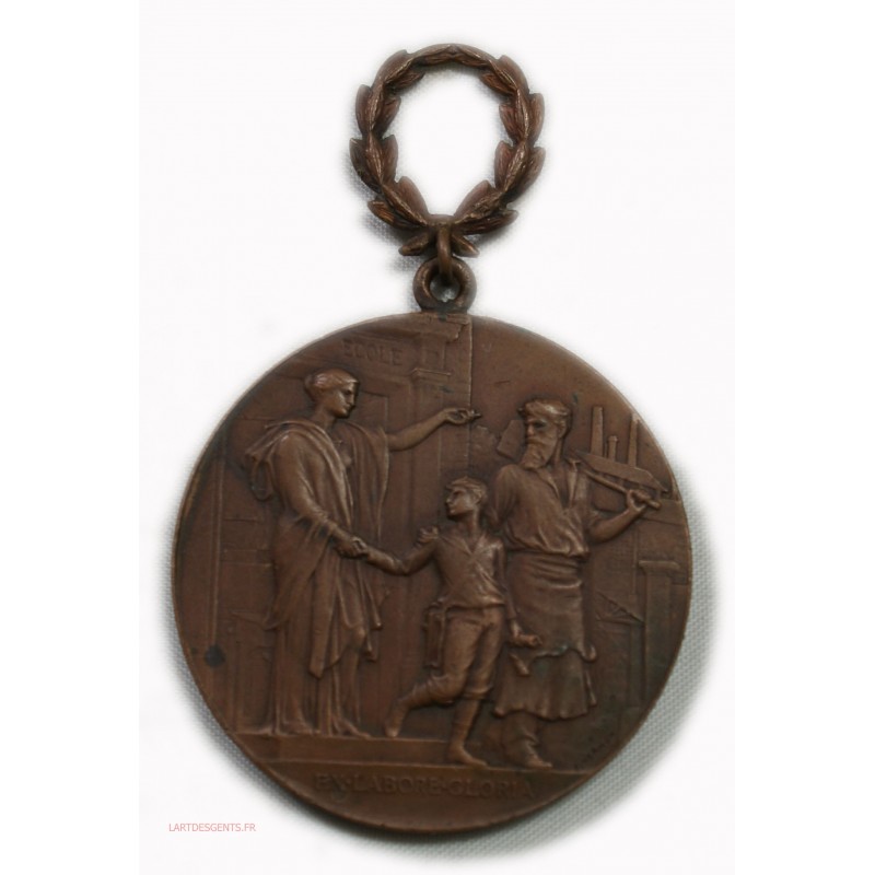 Médaille EX. LABORE. GLORIA PRO PATRIA par VERNON
