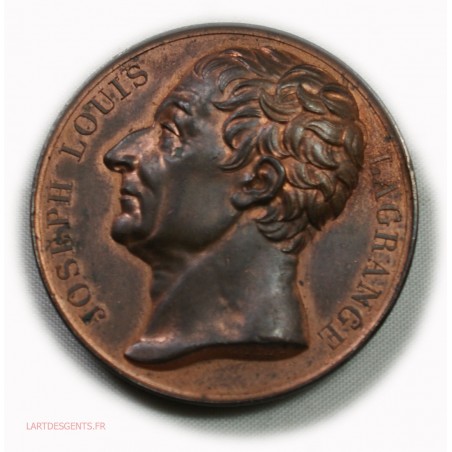 Medaille cuivre Joseph Louis LAGRANGE par DONADIO.F