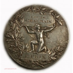 Médaille bronze argenté par Daniel Dupuis, lartdesgents.fr