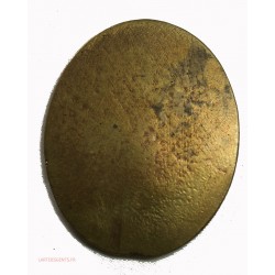 Médaille uniface ovale - Femme courant, en cuivre 67mm, lartdesgents