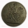 rare Médaille Justice étain - Béziers 1892, lartdesgents