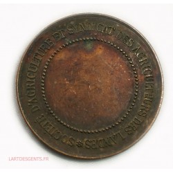 Médaille concours régional Mont-Marsan 1892, lartdesgents