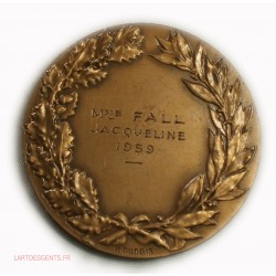 Médaille Déesse des arts par A. BOVY 1959, lartdesgents.fr