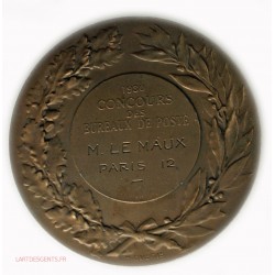 Rare Médaille Concours des Bureaux de Poste Paris 12 par Daniel DUPUIS