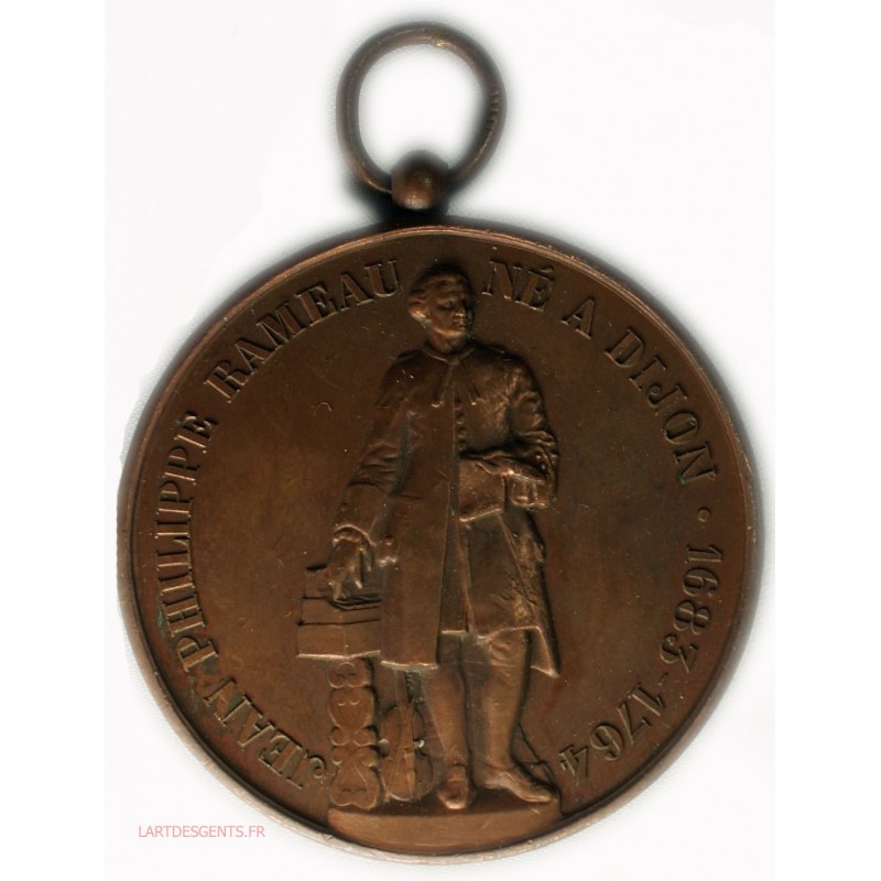 Médaille Jean philippe RAMEAU - Fêtes Nationales 13 Aout 1870
