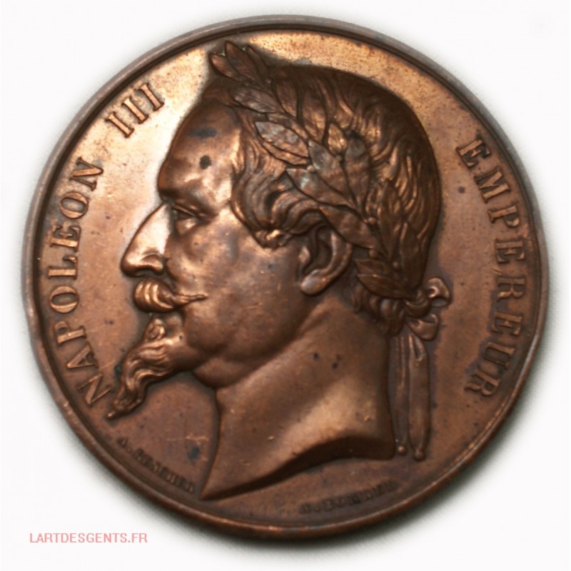Médaille Napoléon III Comice agricole de NEVERS par A. BESCHER A. BORREL