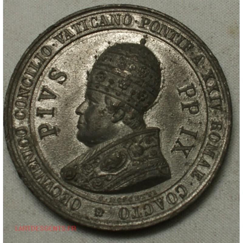 Ancienne Médaille PIUS IX, CONVENERVNT: APOSTOLI ET SENIORES