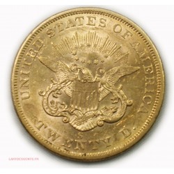 USA 20$ Dollars 1863 S San Francisco, lartdesgents.fr