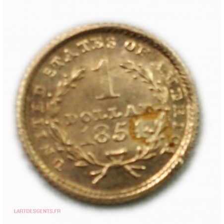 USA 1$ Dollar 1854 gold, lartdesgents.fr