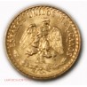 Mexique - 2 Pesos or/gold 1945, lartdesgents.fr