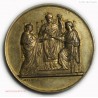 Médaille argent doré Marige par L. MERLEY.F,  lartdesgents