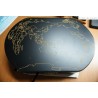 Coffret luxe bois 7 merveilles du monde 8 monnaies en or et argent plaqués