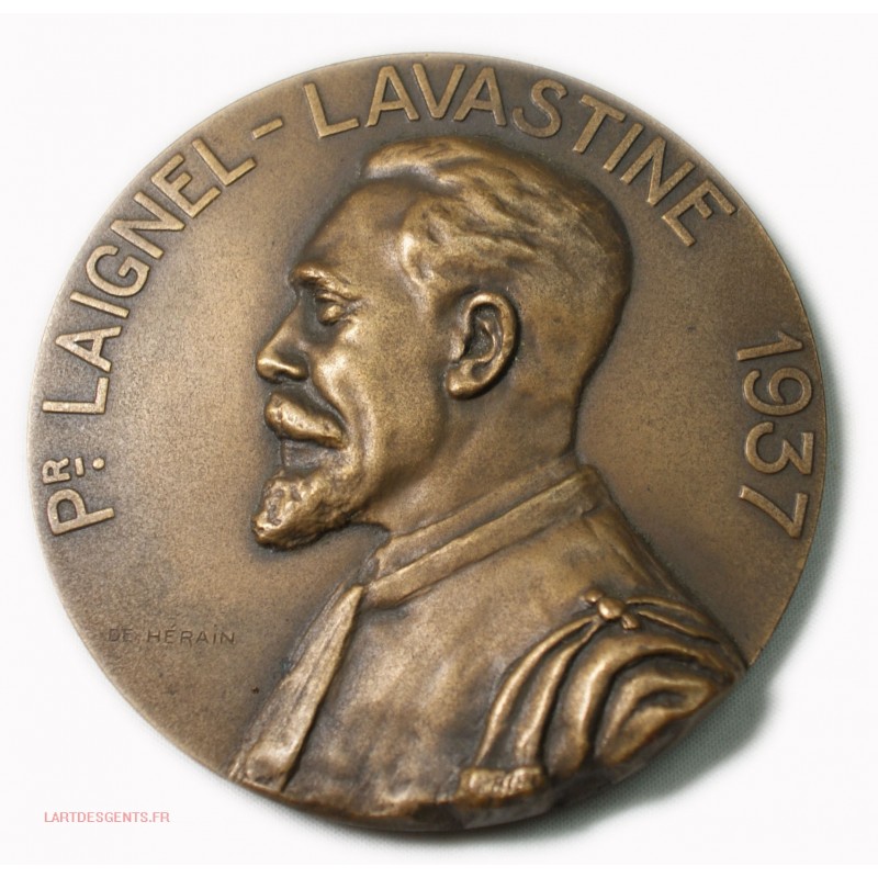 Médaille Pr. LAVASTINE recherche sur le plexus solaire 1937