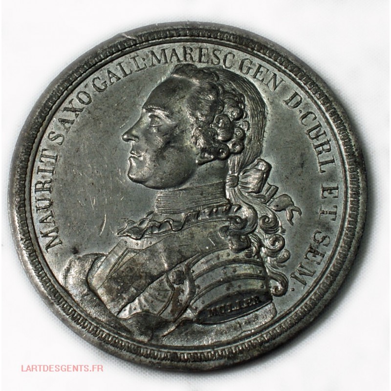 Médaille Mausolée de Maurice de Saxe par MULLER