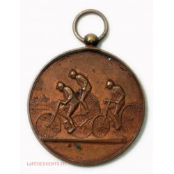 medaille  ancienne Vélocypède 20ème, lartdesgents.fr