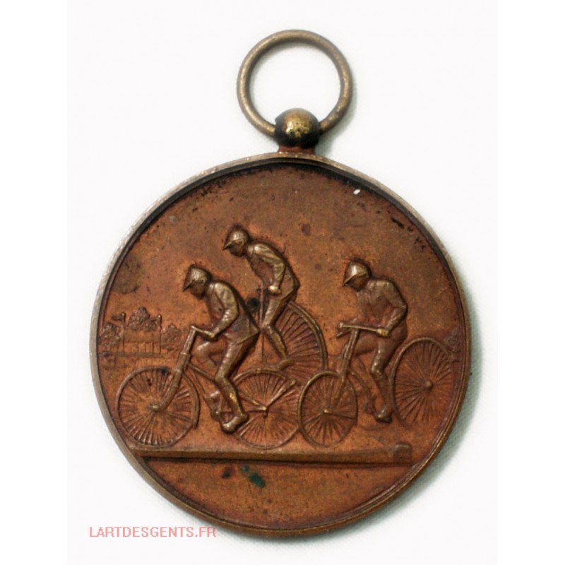 medaille  ancienne Vélocypède 20ème, lartdesgents.fr
