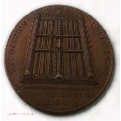 Médaille CERES Exposition Universelle Champs de Mars 1878 Par Oudiné, LAGRANGE