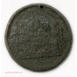 Médaille RUSSIE Pierre Ier le grand étain à Identifier