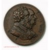 Médaille Jeton Henri IV et Louis XVIII "à nos fidèles sujets"