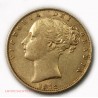 Souverain, Souvereign Victoria 1872 coin cassé 81, lartdesgents.fr