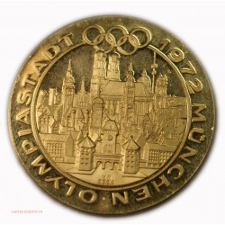 Allemagne: Médaille or Jeux Olympique 1972 gold 999 15.7grs