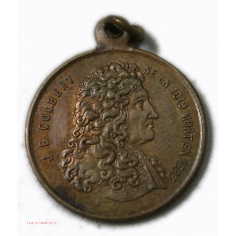 Médaille Colbert création de la Manufacture royale des Gobelins en 1667