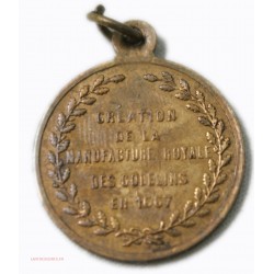 Médaille Colbert création de la Manufacture royale des Gobelins en 1667