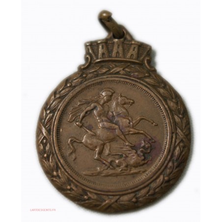 Médaille Grande Bretagne Victoria Queen and Empress/ St Georges