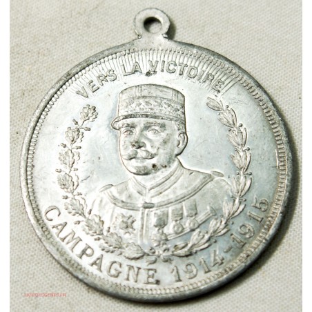 Médaille vers la Victoire Campagne 1914-1915 Joffre cette Mascotte