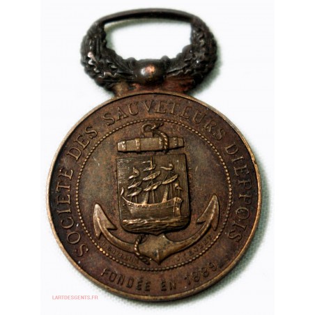 Médaille Sté des Sauveteurs Dieppois par H.GAILLON - J.CEOZET